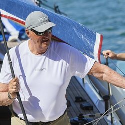 Harald de Noruega en las regatas de la Copa del Rey de Vela 2019