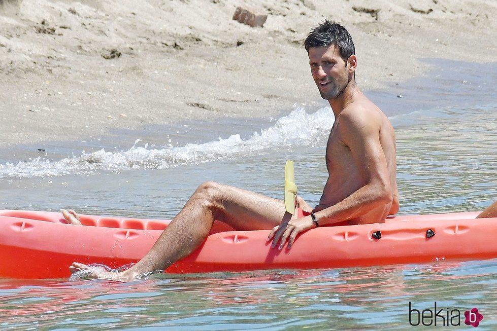 Djokovic de vacaciones por Marbella