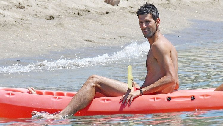 Djokovic de vacaciones por Marbella