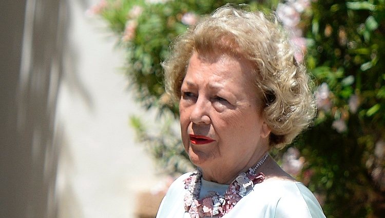 Mayte Spínola en el 83 cumpleaños de la Infanta Pilar