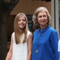 La Infanta Sofía y la Reina Sofía en el cine en Palma