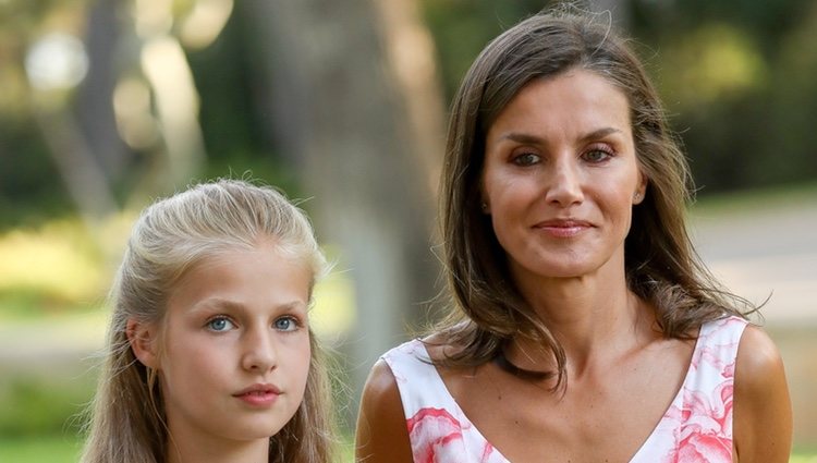 La Reina Letizia y la Princesa Leonor en su posado de verano 2019 en Marivent