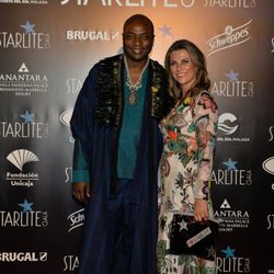 Marta Luisa de Noruega y Shaman Durek en la gala benéfica de Starlite 2019