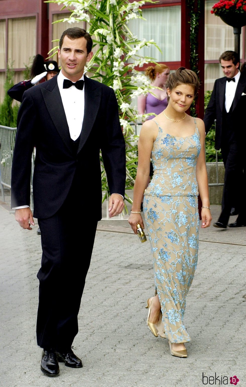El Rey Felipe y Victoria de Suecia en la boda de Marta Luisa de Noruega y Ari Behn