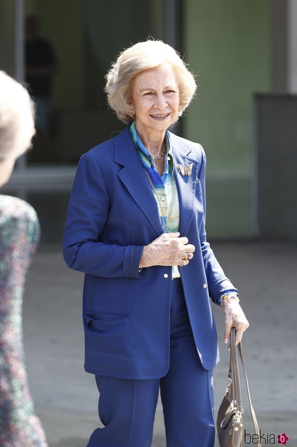 La Reina Sofía llega al hospital a visitar al Rey Juan Carlos