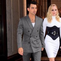 Joe Jonas y Sophie Turner saliendo hacia los MTV VMAs 2019