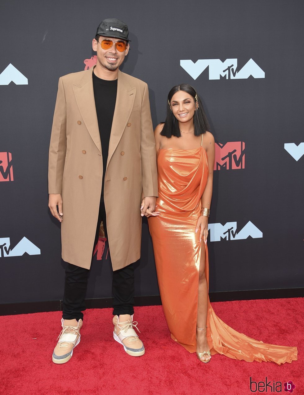 Afrojack y Elettra Lamborghini en los MTV VMAs 2019