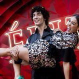 Jorge López y Danna Paola en la premiere de la segunda temporada de 'Élite'