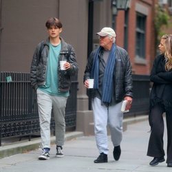 Richard Gere y su hijo mayor junto a Alejandra Silva en Nueva York