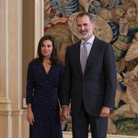 Los Reyes Felipe y Letizia en su primer acto oficial tras las vacaciones de verano 2019