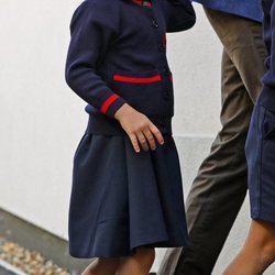 La Princesa Carlota en su primer día de colegio en el Thomas's Battersea