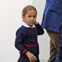 La Princesa Carlota en su primer día de colegio en el Thomas's Battersea