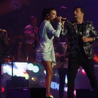 Ana Guerra y David Bustamante en el concierto Vive Dial 2019
