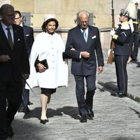 Carlos Gustavo y Silvia de Suecia en la apertura del Parlamento 2019