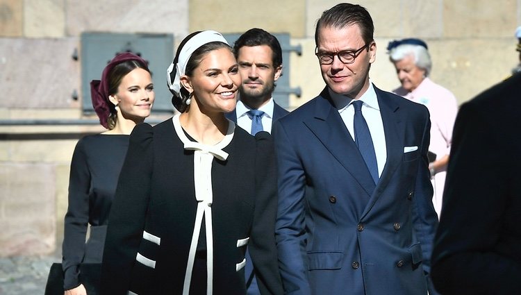 Victoria y Daniel de Suecia en la apertura del Parlamento 2019