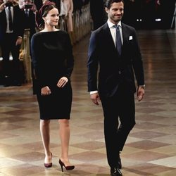Carlos Felipe de Suecia y Sofia Hellqvist en la apertura del Parlamento 2019
