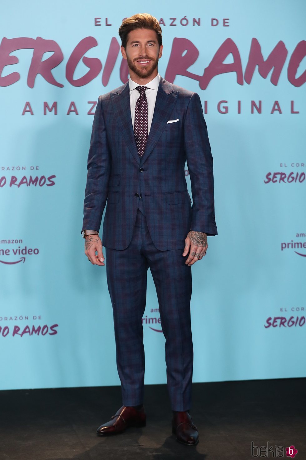 Sergio Ramos en el estreno de su documental 'El corazón de Sergio Ramos'