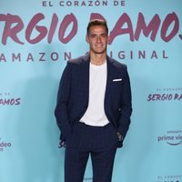 Lucas Vázquez en el estreno de su documental 'El corazón de Sergio Ramos'