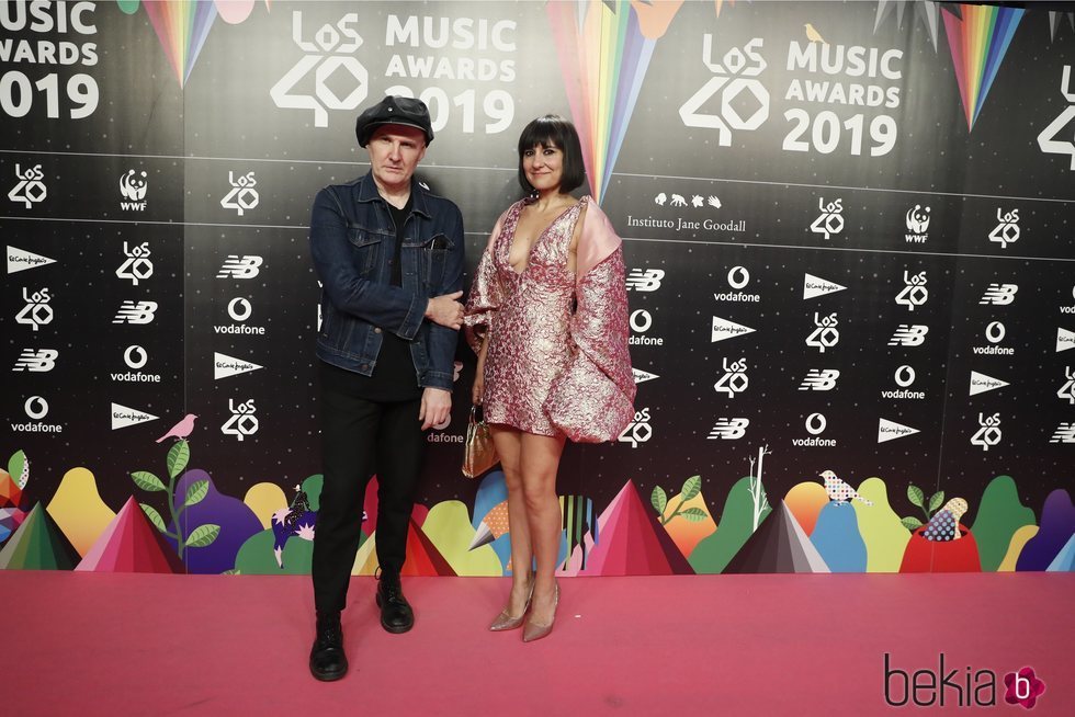 Amaral en la cena de los nominados de Los 40 Music Awards 2019
