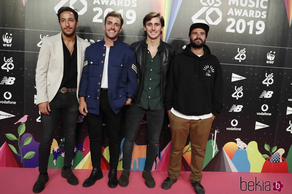 Sinsinati en la cena de los nominados de Los 40 Music Awards 2019