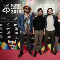 Morat en la cena de los nominados de Los 40 Music Awards 2019