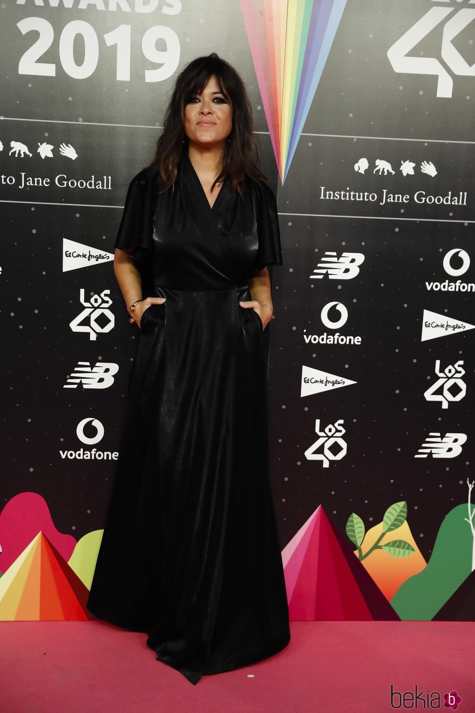 Vanesa Martín en la cena de los nominados de Los 40 Music Awards 2019
