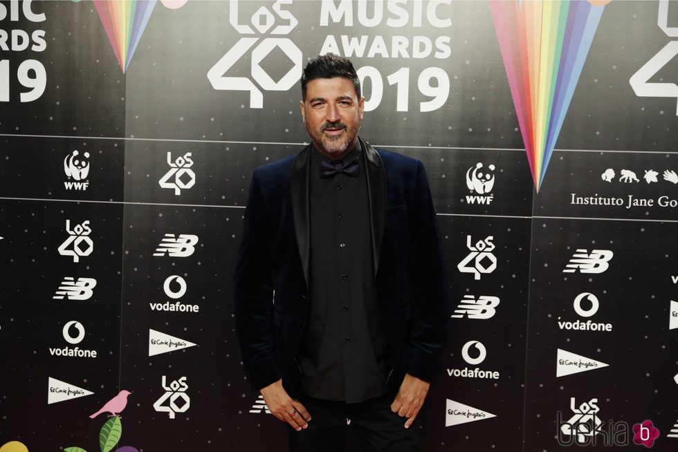 Tony Aguilar en la cena de los nominados de Los 40 Music Awards 2019