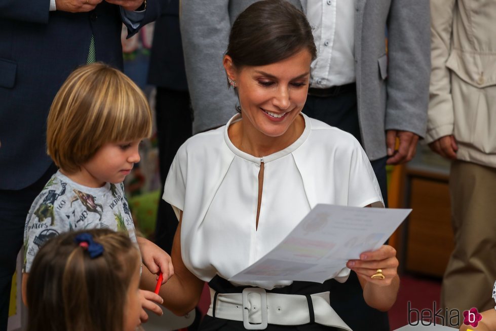 La Reina Letizia en la inauguración del curso escolar en Cáceres