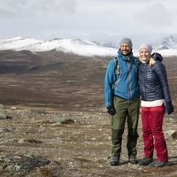 Haakon y Mette-Marit de Noruega en Hjerkinn