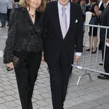 Jaime Peñafiel y Carmen Alonso en la inauguración de la temporada 2019/2020 del Teatro Real