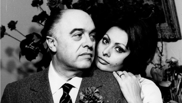 Sophia Loren y su marido, Carlo Ponti