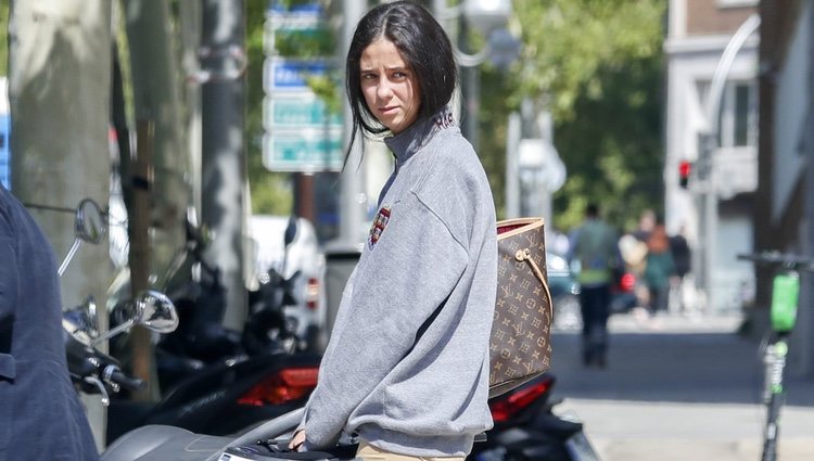 Victoria Federica en su primer día de clase en el CIS de Madrid