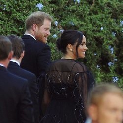 El Príncipe Harry y Meghan Markle en la boda de Misha Nonoo y Michael Hess