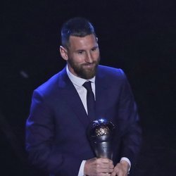 Leo Messi en la gala de los Premios The Best 2019