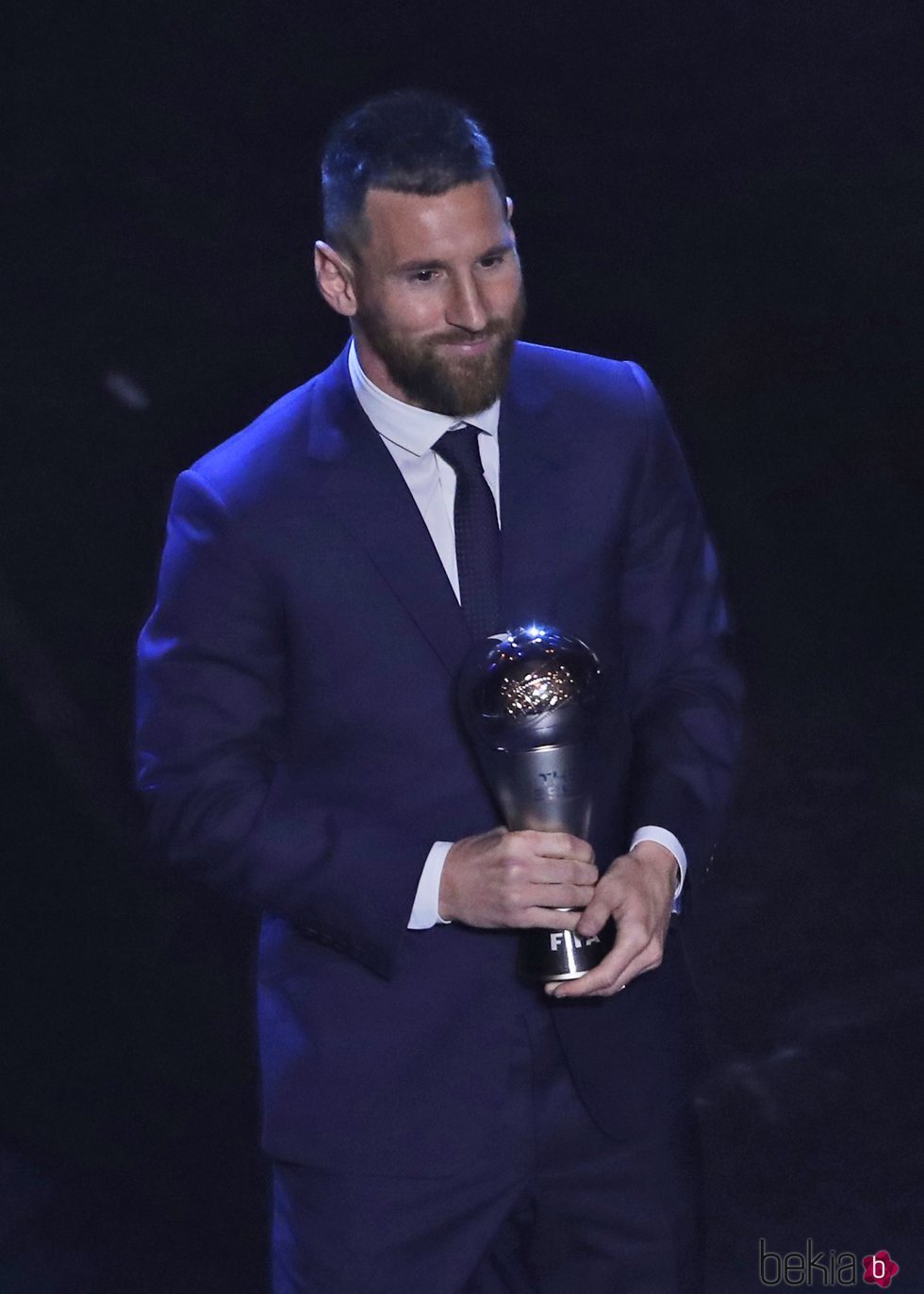 Leo Messi en la gala de los Premios The Best 2019