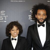 Marcelo con su familia en la gala de los Premios The Best 2019