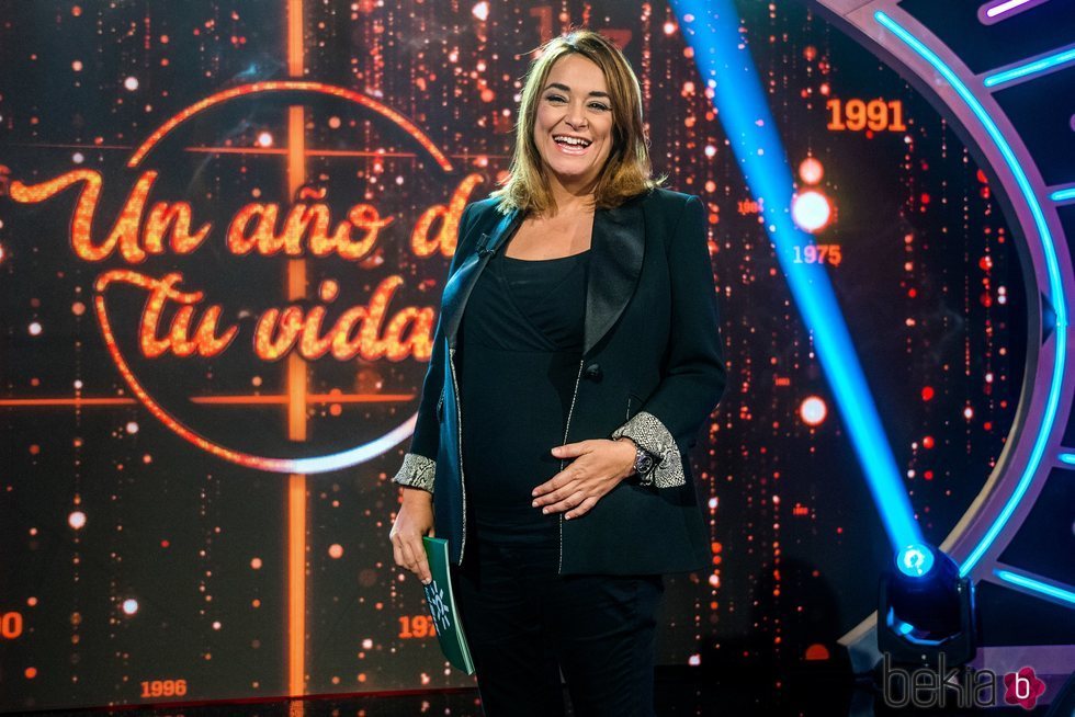 Toñi Moreno luciendo orgullosa su embarazo en 'Un año de tu vida'