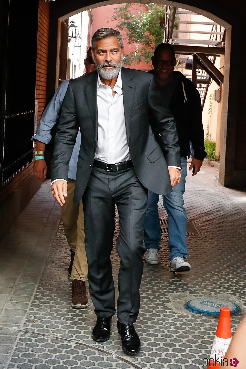 George Clooney por las calles de Madrid