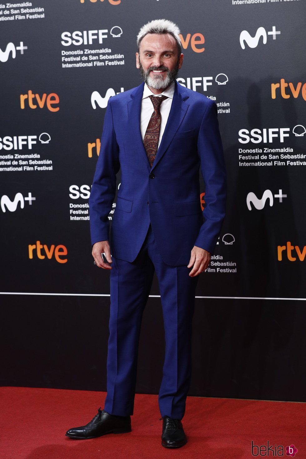 Fernando Tejado en la clausura del Festival de Cine de San Sebastián 2019