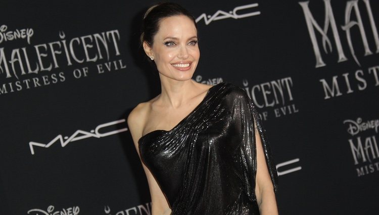 Angelina Jolie en la premiere de 'Maléfica 2'