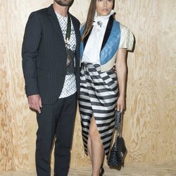 Justin Timberlake y Jessica Biel en el desfile de Louis Vuitton primavera/verano 2020