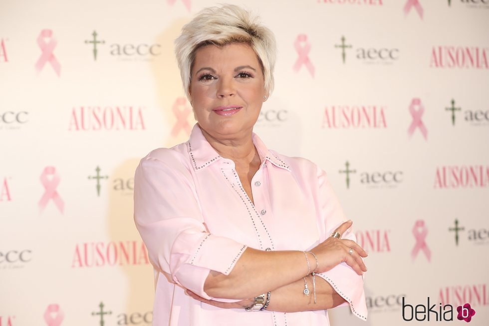 Terelu Campos en una campaña contra el cáncer de AECC 2019