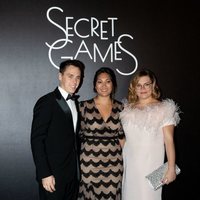 Louis Ducruet, Marie Chevallier y Camille Gottlieb en Secret Games