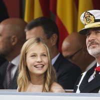 El Rey Felipe y la Princesa Leonor en el Día de la Hispanidad 2019