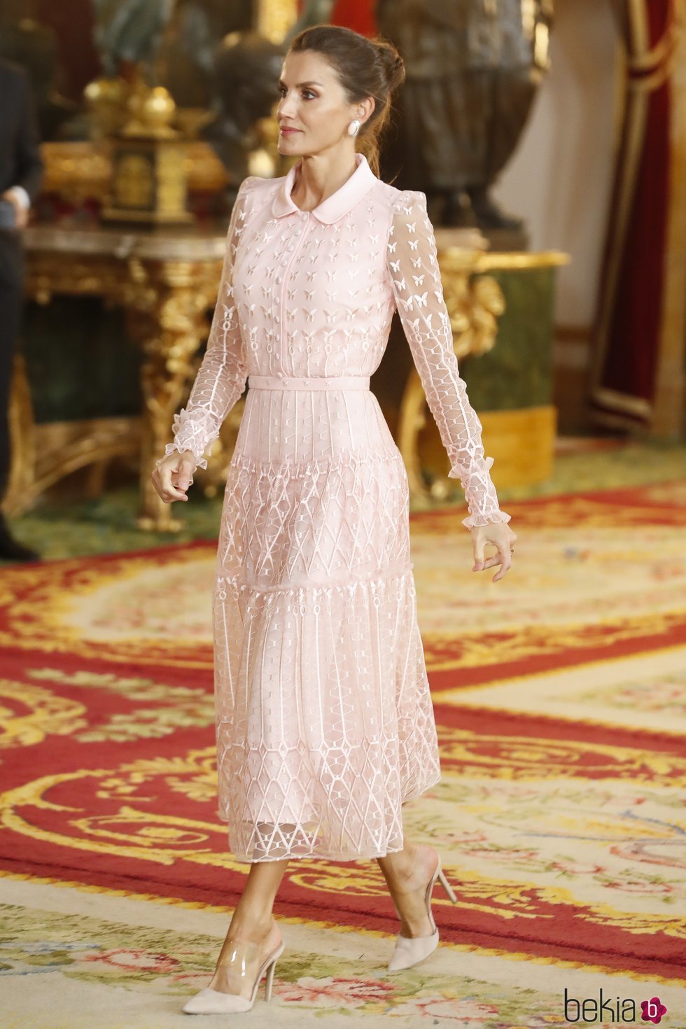 La Reina Letizia en la recepción del Día de la Hispanidad 2019