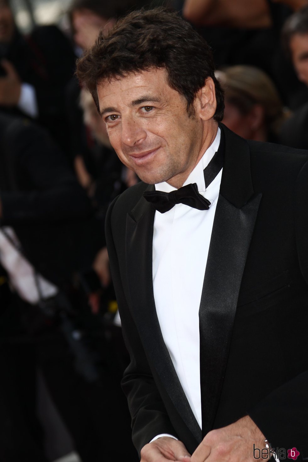 Patrick Bruel en una alfombra roja del Festival de Cannes en 2016