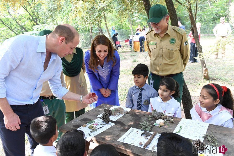 Los Duques de Cambridge visitando Margalla Hills en Islamabad, Pakistán