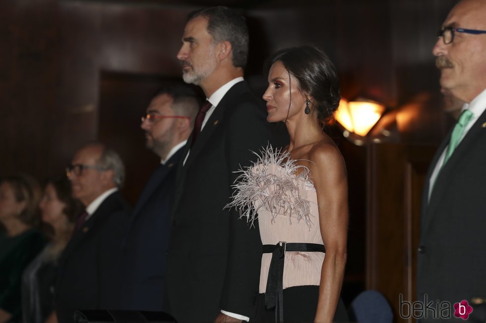 Los Reyes Felipe y Letizia en el Concierto de los Premios Princesa de Asturias 2019