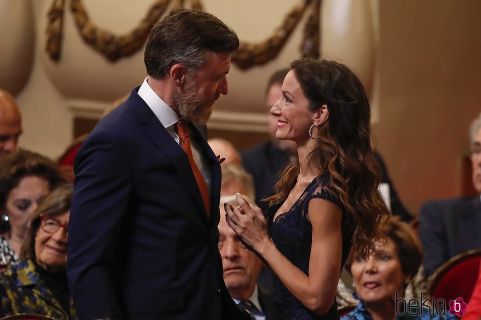 Telma Ortiz y Robert Gavin Bonnar en los Premios Princesa de Asturias 2019