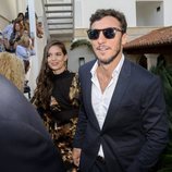 Juan Pico Mónaco con su novia Diana Arnopoulos en la boda de Rafa Nadal y Xisca Perelló